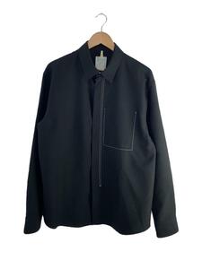 OAMC(OVER ALL MASTER CLOTH)◆22AW/Lan Shirt/長袖シャツ/L/ポリエステル/BLK/22A28OAU51