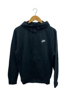 NIKE◆フレンチテリーフルジップフーディー/ジップパーカー/M/コットン/BLK/BV2649-010