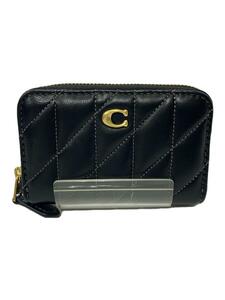 COACH◆COACH コーチ/カードケース/レザー/BLK/レディース