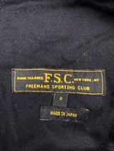 FREEMANS SPORTING CLUB◆ボトム/2/コットン/NVY/無地/UF86-14B003_画像4