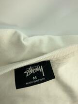 STUSSY◆Tシャツ/M/コットン/ホワイト/無地/19ss/シミ有り/ステューシー_画像3