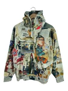 Supreme◆21SS/Dashs Wall Hooded Sweatshirt/パーカー/M/コットン/マルチカラー/総柄