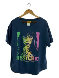 HYSTERIC GLAMOUR◆Tシャツ/FREE/コットン/NVY/01222CT07