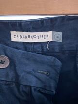 OLDERBROTHER/ストレートパンツ/M/コットン/ネイビー/紺/無地_画像4