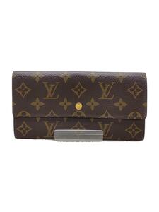 LOUIS VUITTON◆2)ポシェット・ポルト・モネ・クレディ_モノグラム・キャンバス_BRW/PVC/ブラウン/レディース