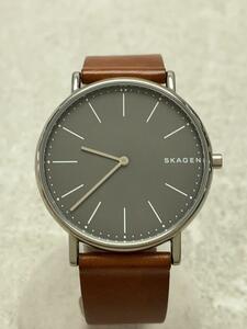 SKAGEN◆クォーツ腕時計/アナログ/GRY/SKW6429