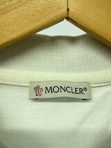 MONCLER◆ポロシャツ/M/コットン/WHT/f10918a70510_画像3