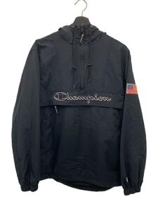 Champion◆ナイロンジャケット/M/ナイロン/BLK/c3-l609