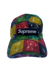 Supreme◆20FW/Blocks Camp Cap/キャップ/FREE/コットン/マルチカラー/無地/メンズ