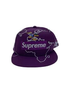 Supreme◆23AW/Worldwide Box Logo New Era/キャップ/7 3/4/パープル/メンズ