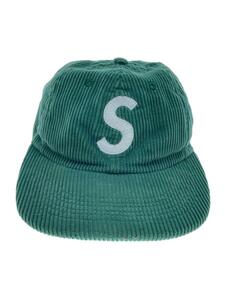 Supreme◆17SS/Corduroy S Logo 6-Panel/キャップ/FREE/コーデュロイ/グリーン/メンズ