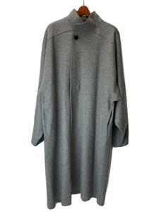 AUBETT◆SUPER140 PILEMELTON OVER COAT/M/ウール/GRY/無地/21-02-021