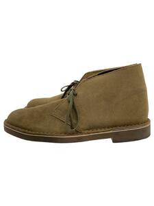 Clarks◆チャッカブーツ/25.5cm/CML/スウェード/15522