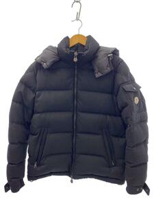 MONCLER◆MONTGENEVRE/ダウンジャケット/3/ナイロン/BLK/無地/D20914033805 54272