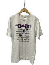 FRUIT OF THE LOOM◆90s/DAD/Tシャツ/Def-i-ni-tions/XL/コットン/白/ホワイト/古着_画像1