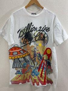 BILLIONAIRE BOYS CLUB◆Tシャツ/L/コットン/WHT/811-1304