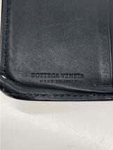 BOTTEGA VENETA◆イントレチャート/カードケース/レザー/BLK/メンズ_画像3