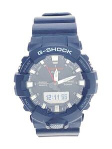 CASIO◆クォーツ腕時計・G-SHOCK/デジアナ/ラバー/BLK/BLK