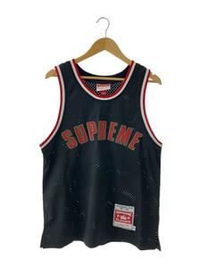 Supreme◆タンクトップ/S/ポリエステル/BLK/Basketball Jersey