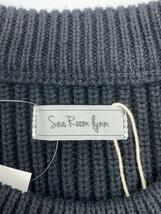 Sea Room lynn◆セーター(厚手)/FREE/コットン/BLK/無地/003111019_画像3