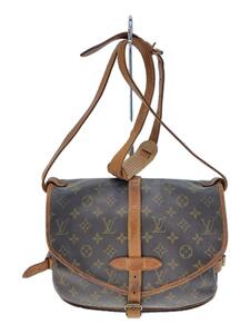 LOUIS VUITTON◆1)ソミュール30_モノグラム・キャンバス_BRW/PVC/BRW