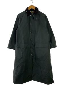 Barbour◆BURGHLEY/ワックスコート/ステンカラーコート/8/コットン/GRN/222LWX1113