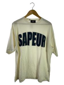 A Elegantes SAPEur◆ロゴT/Tシャツ/XL/コットン/IVO