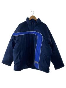 Supreme◆23SS/stripe puffer jacket/ジャケット/XXL/ナイロン/NVY