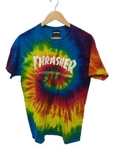 THRASHER◆Tシャツ/-/コットン/マルチカラー/総柄