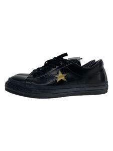 CONVERSE◆ハイカットスニーカー/UK5.5/BLK/レザー