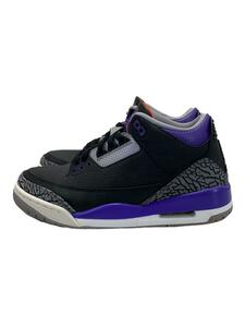 NIKE◆AIR JORDAN 3 RETRO_エアジョーダン 3 レトロ/26cm/BLK