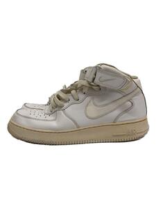 NIKE◆AIR FORCE 1 MID 07/エアフォースミッド/ホワイト/315123-111/27cm/WHT