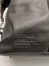 TED BAKER◆ボストンバッグ/フェイクレザー/BLK/無地_画像5