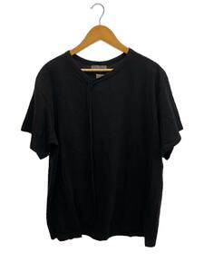 yohji yamamoto POUR HOMME◆Tシャツ/3/コットン/BLK/HG-T07-072