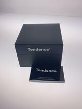 Tendence◆クォーツ腕時計/アナログ/ラバー/BLK/PUP/T0930021_画像6