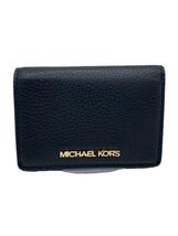 MICHAEL KORS◆JET SET TRAVEL/3つ折り財布/レザー/ブラック/レディース/35S3GTVE2L_画像1