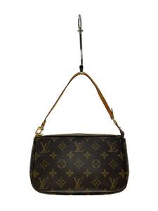 LOUIS VUITTON◆1)ポシェット・アクセソワール_モノグラム・キャンバス_BRW/PVC/BRW/M51980