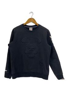 AAPE BY A BATHING APE◆スウェット/M/コットン/BLK/AAPSWM3578XXD