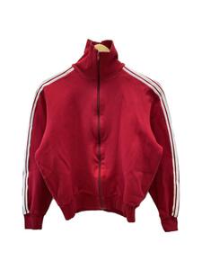 adidas◆ジャージ/2/-/RED/無地/70s/デサント