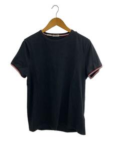 MONCLER◆Tシャツ/XL/コットン/BLK/無地/E10918019900/MAGLIA T-SHIRT