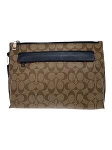 COACH* second bag / leather /BRW/ total pattern /F29508