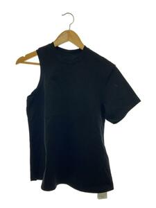 LE CIEL BLEU◆ラップディティールTシャツ/半袖カットソー/36/コットン/BLK/24a62207