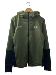 UNDER ARMOUR◆パーカー/L/ポリエステル/KHK/1368881