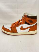 NIKE◆AIR JORDAN 1_エア ジョーダン 1/UK9.5/ORN_画像1