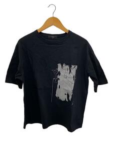 Y’s◆Tシャツ/2/コットン/BLK/無地/YL-T53-975