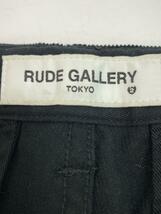 RUDE GALLERY◆ボトム/2/コットン/BLK 15AW_画像4