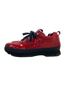 Supreme◆Timberland EURO HIKER LOW/ローカットスニーカー/28cm/RED/エナメル