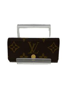 LOUIS VUITTON◆ミュルティクレ6_モノグラム_BRW/レザー/BRW/メンズ