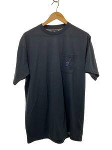 Needles◆20SS/S/S Crew Neck Tee/毛羽立ち有/Tシャツ/L/コットン/BLK/GL242