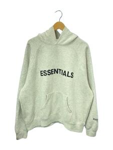 ESSENTIALS◆パーカー/L/コットン/GRY